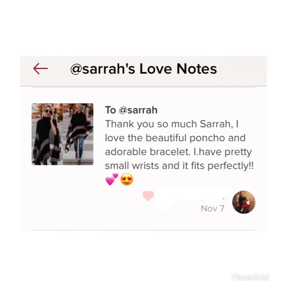 Sample Sale! New Comfy Cozy Chic Plaid Poncho - Picture 5 of 7